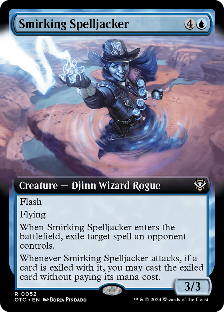 Magic: The Gathering - Smirking Spelljacker - Outlaws of Thunder Junction Commander