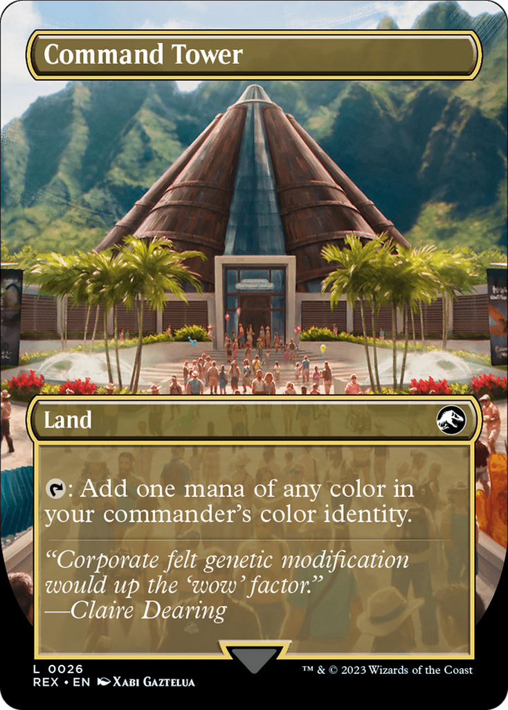 Magic: The Gathering - Command Tower // Command Tower - Jurassic World Collection