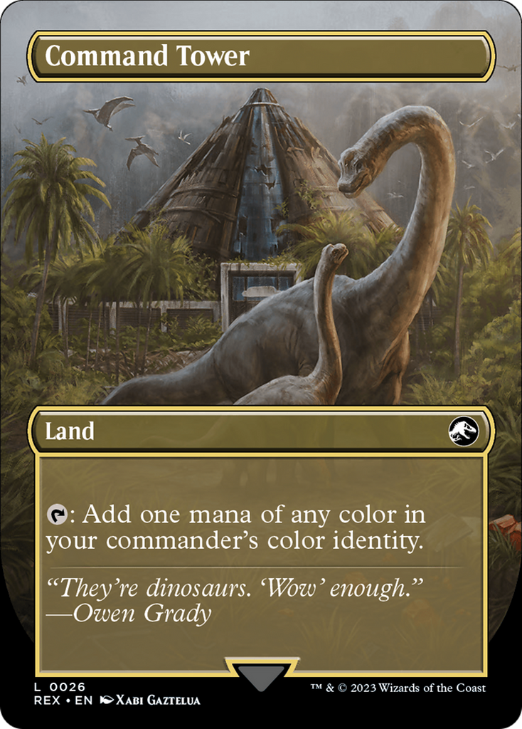 Magic: The Gathering - Command Tower // Command Tower - Jurassic World Collection