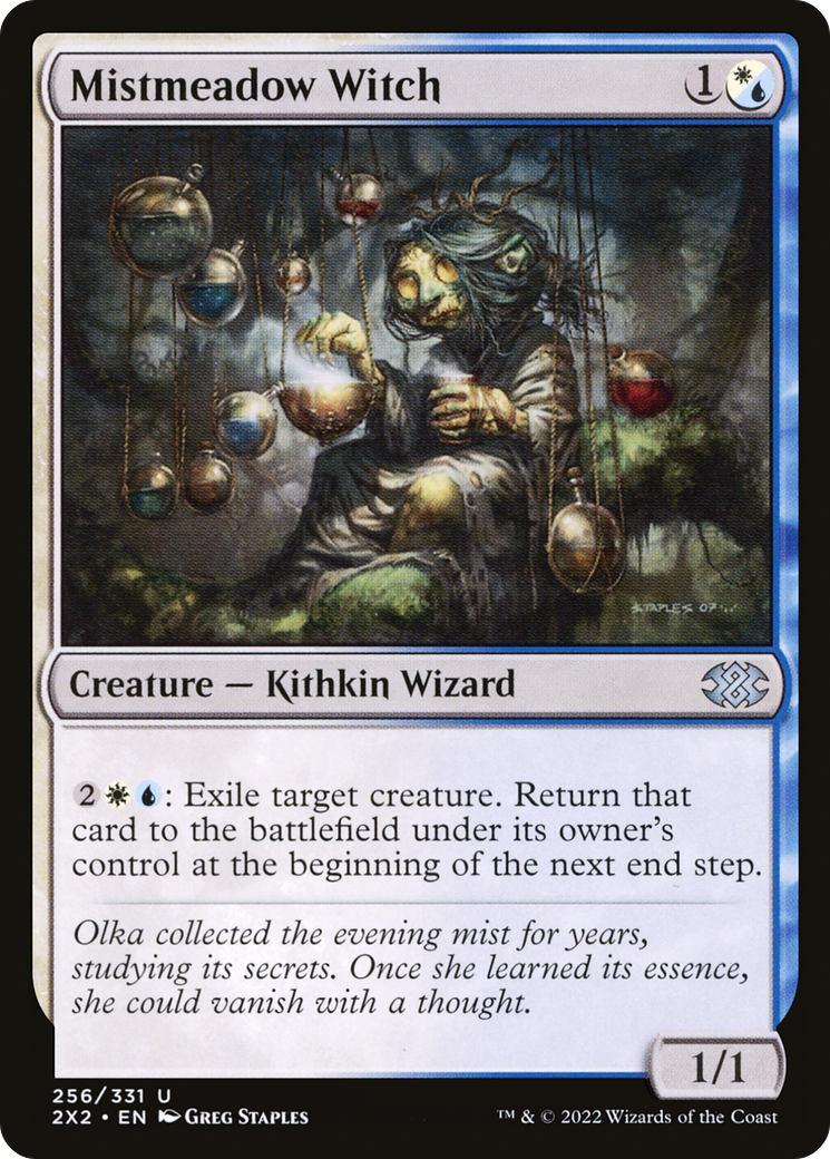 Magic: The Gathering - Mistmeadow Witch Foil - Double Masters 2022