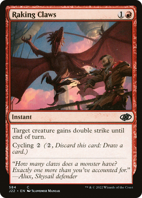 Magic: The Gathering - Raking Claws - Jumpstart 2022