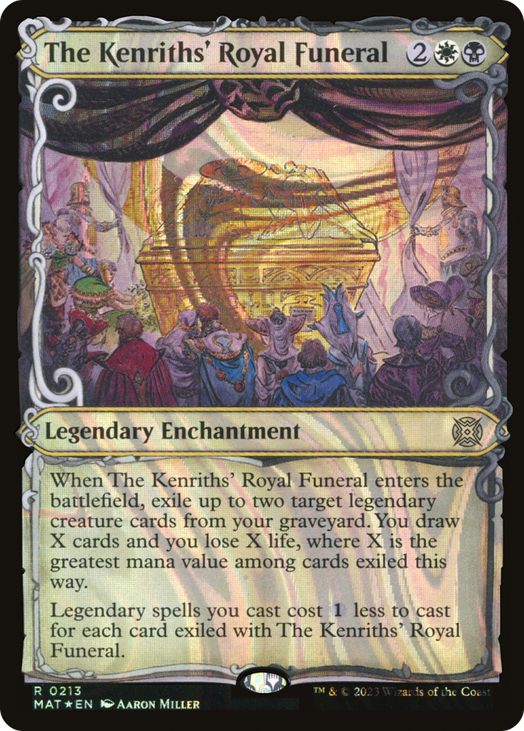 Magic: The Gathering - The Kenriths' Royal Funeral Foil - March of the Machine: The Aftermath