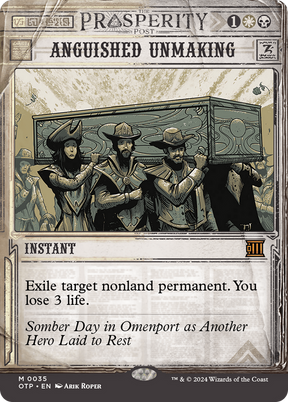 Magic: The Gathering - Anguished Unmaking Foil - Breaking News