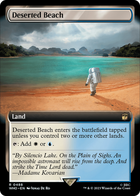Magic: The Gathering - Deserted Beach - Doctor Who