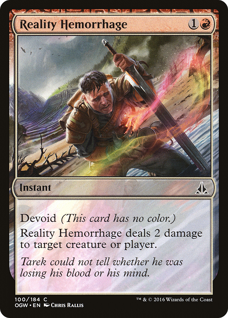 Magic: The Gathering - Reality Hemorrhage Foil - Oath of the Gatewatch