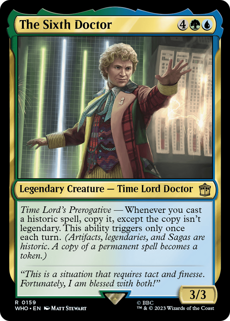 Magic: The Gathering - The Sixth Doctor - Doctor Who