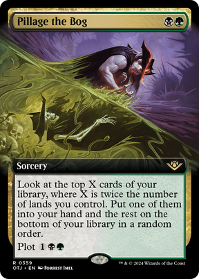 Magic: The Gathering - Pillage the Bog Foil - Outlaws of Thunder Junction