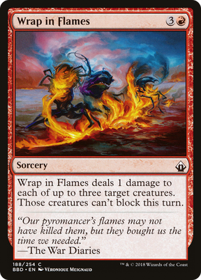 Magic: The Gathering - Wrap in Flames Foil - Battlebond
