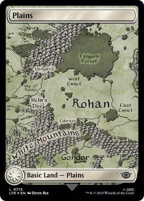 Magic: The Gathering - Plains #713 Foil - The Lord of the Rings: Tales of Middle-earth