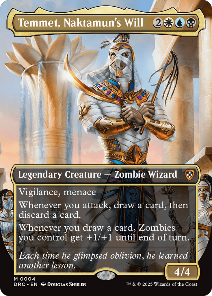 Magic: The Gathering - Temmet, Naktamun's Will - Aetherdrift Commander