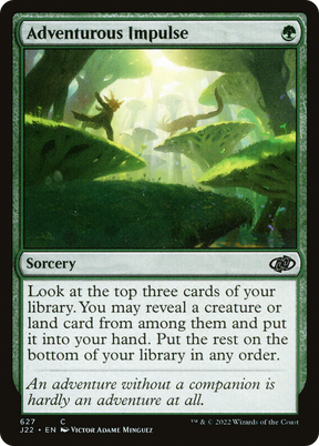 Magic: The Gathering - Adventurous Impulse - Jumpstart 2022