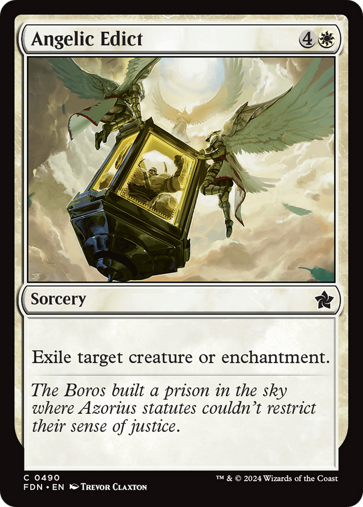 Magic: The Gathering - Angelic Edict - Foundations