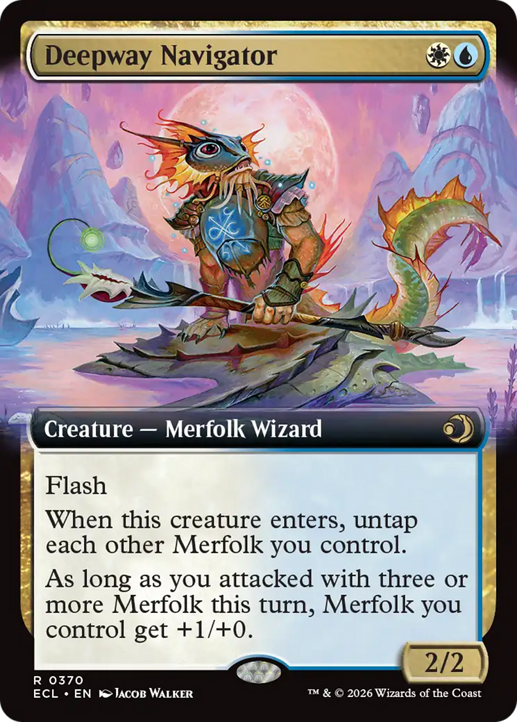 Magic: The Gathering - Deepway Navigator Foil - Lorwyn Eclipsed