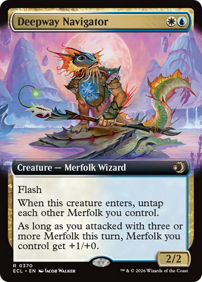 Magic: The Gathering - Deepway Navigator Foil - Lorwyn Eclipsed