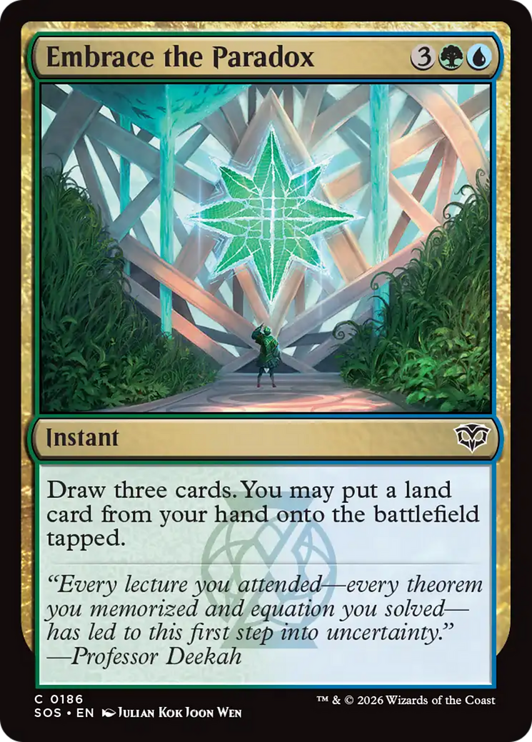 Magic: The Gathering - Embrace the Paradox - Secrets of Strixhaven