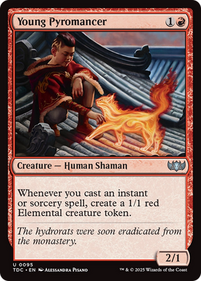 Magic: The Gathering - Young Pyromancer - Tarkir: Dragonstorm Commander