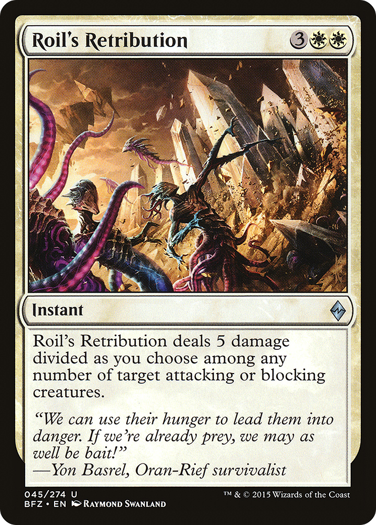 Magic: The Gathering - Roil's Retribution Foil - Battle for Zendikar