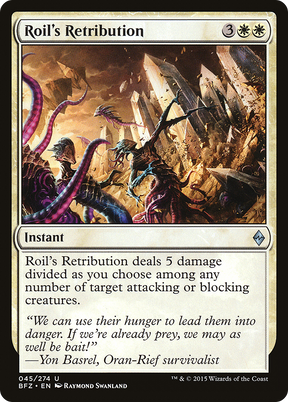 Magic: The Gathering - Roil's Retribution Foil - Battle for Zendikar