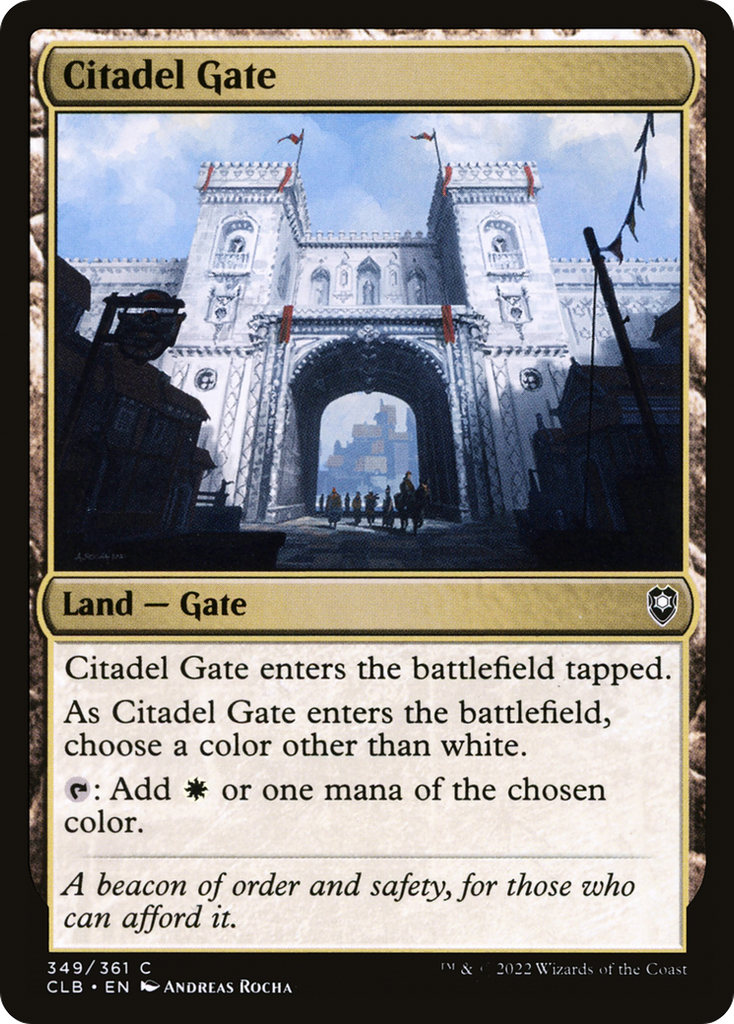 Magic: The Gathering - Citadel Gate - Commander Legends: Battle for Baldur's Gate