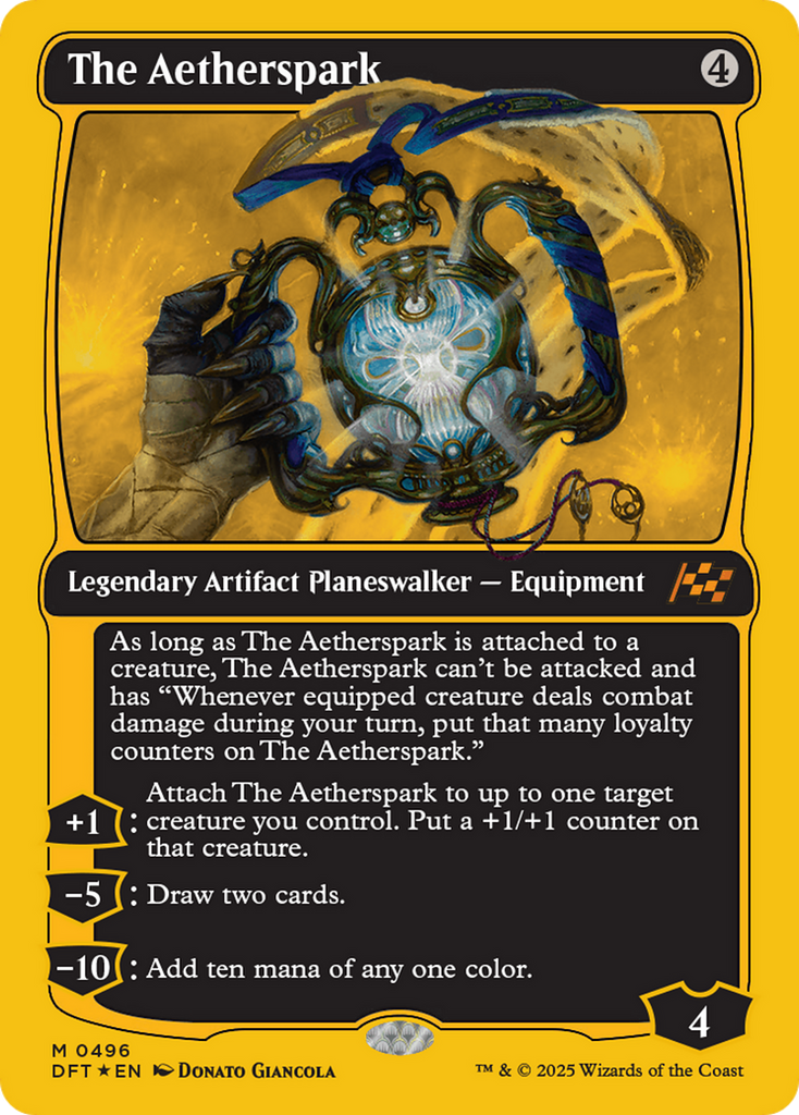 Magic: The Gathering - The Aetherspark Foil - Aetherdrift