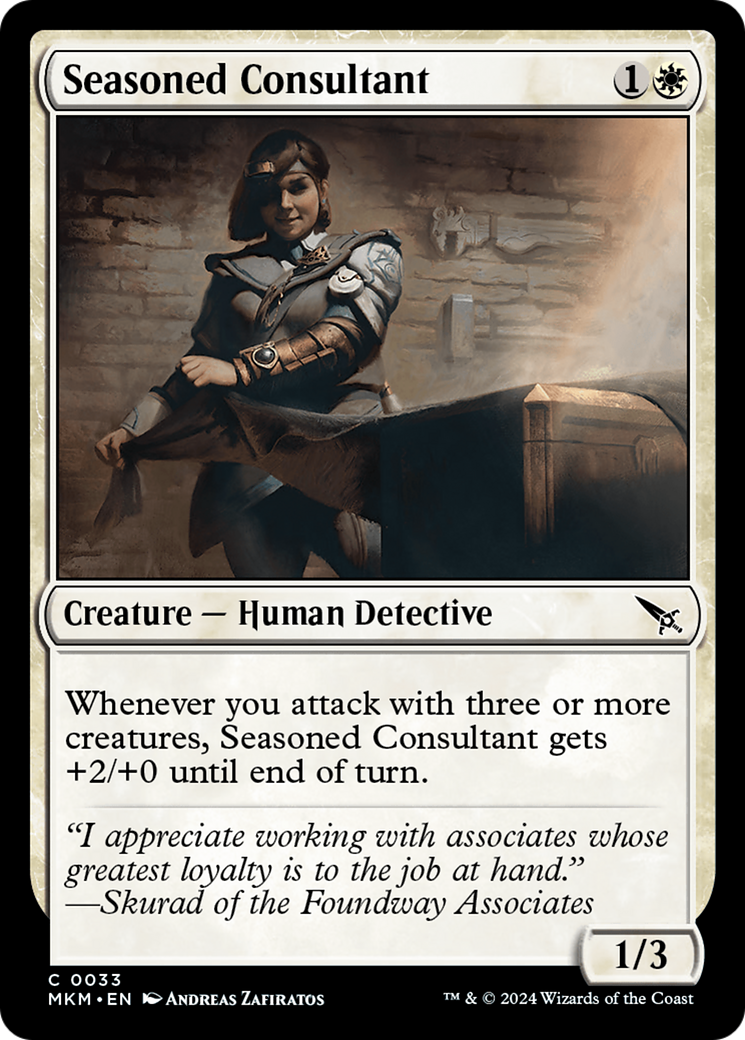 Magic: The Gathering - Seasoned Consultant - Murders at Karlov Manor