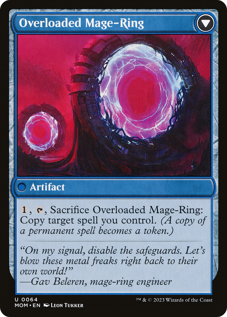 Magic: The Gathering - Invasion of Vryn // Overloaded Mage-Ring - March of the Machine