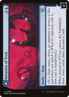 Magic: The Gathering - Invasion of Vryn // Overloaded Mage-Ring Foil - March of the Machine