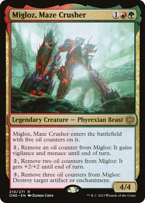 Magic: The Gathering - Migloz, Maze Crusher - Phyrexia: All Will Be One