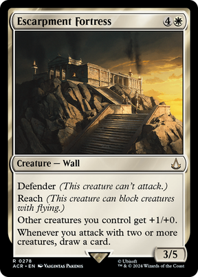 Magic: The Gathering - Escarpment Fortress - Assassin's Creed