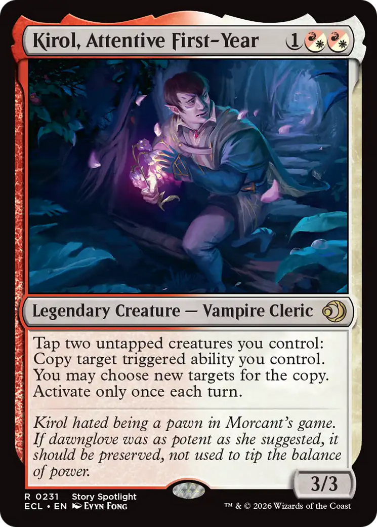 Magic: The Gathering - Kirol, Attentive First-Year Foil - Lorwyn Eclipsed