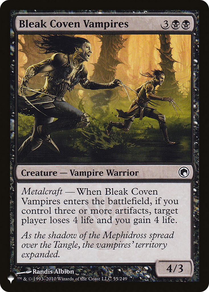 Magic: The Gathering - Bleak Coven Vampires - The List