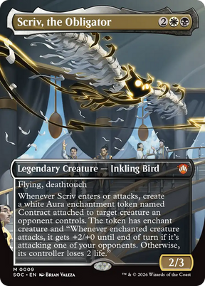 Magic: The Gathering - Scriv, the Obligator Foil - Secrets of Strixhaven Commander