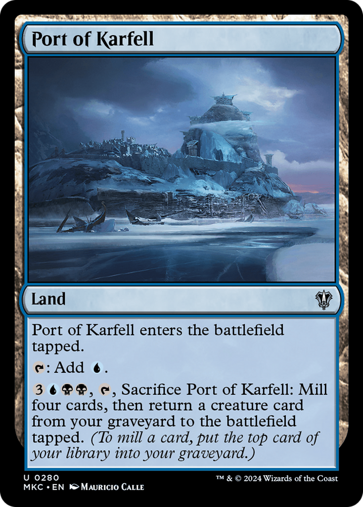 Magic: The Gathering - Port of Karfell - Murders at Karlov Manor Commander