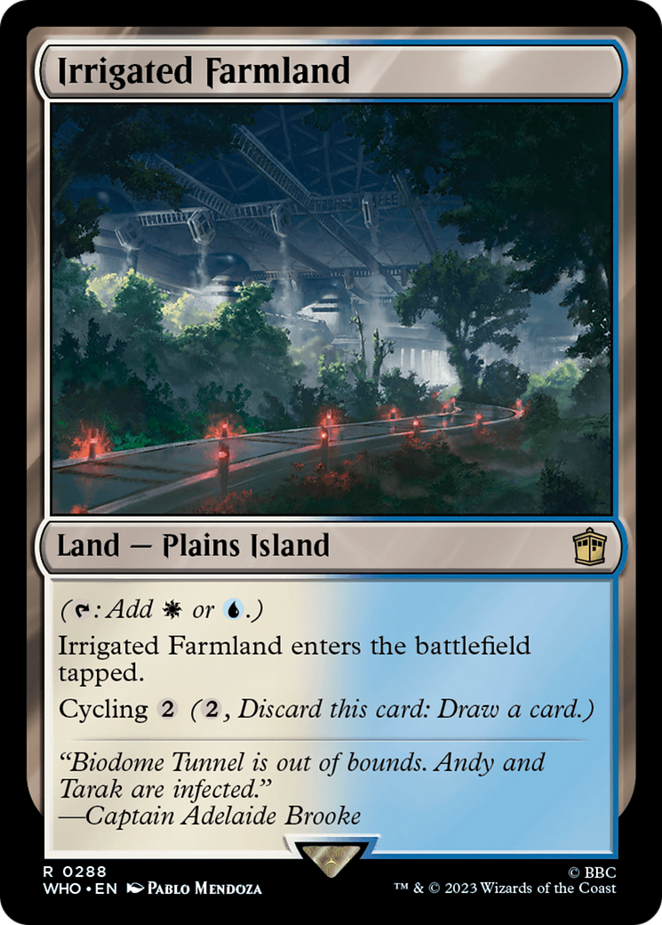 Magic: The Gathering - Irrigated Farmland - Doctor Who
