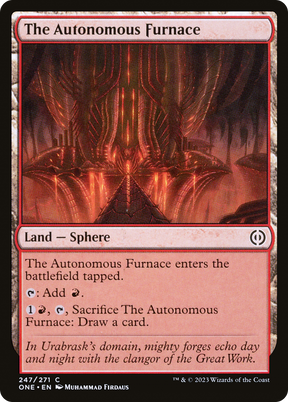 Magic: The Gathering - The Autonomous Furnace - Phyrexia: All Will Be One