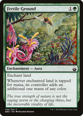 Magic: The Gathering - Fertile Ground Foil - Battlebond
