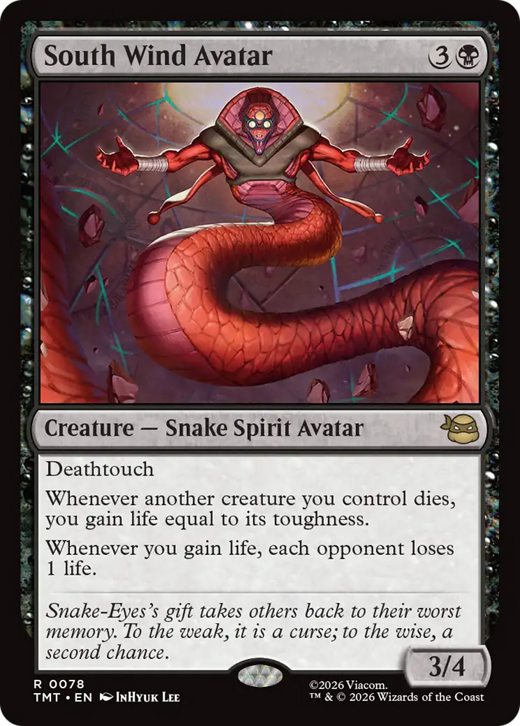 Magic: The Gathering - South Wind Avatar Foil - Teenage Mutant Ninja Turtles