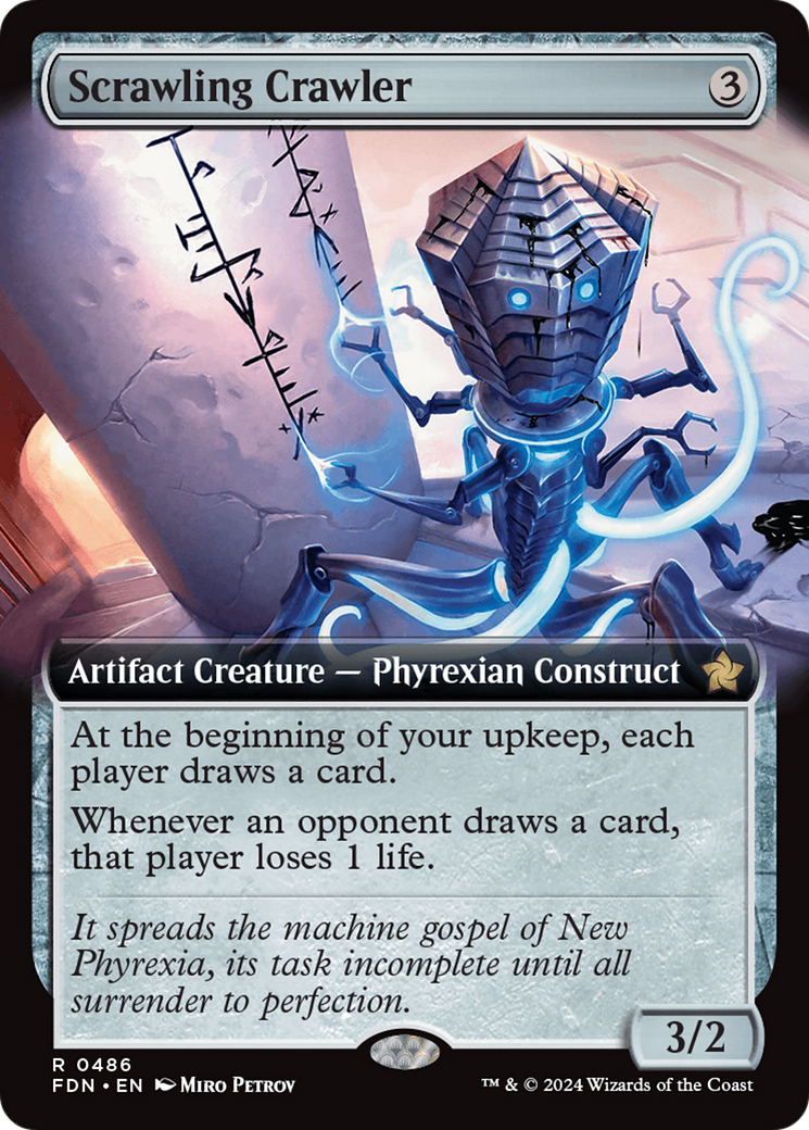 Magic: The Gathering - Scrawling Crawler Foil - Foundations