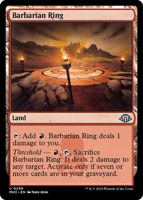 Magic: The Gathering - Barbarian Ring Foil - Modern Horizons 3