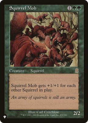 Magic: The Gathering - Squirrel Mob - The List