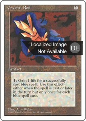 Magic: The Gathering - Kristallstab - Fourth Edition