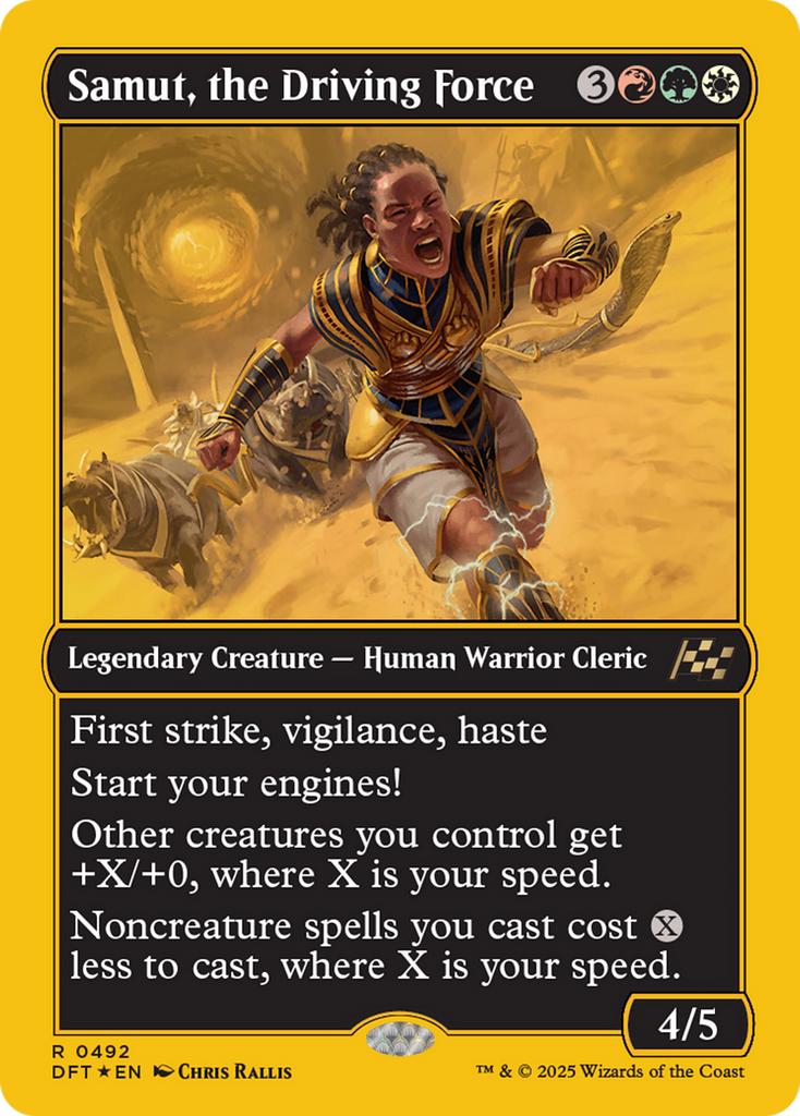 Magic: The Gathering - Samut, the Driving Force Foil - Aetherdrift