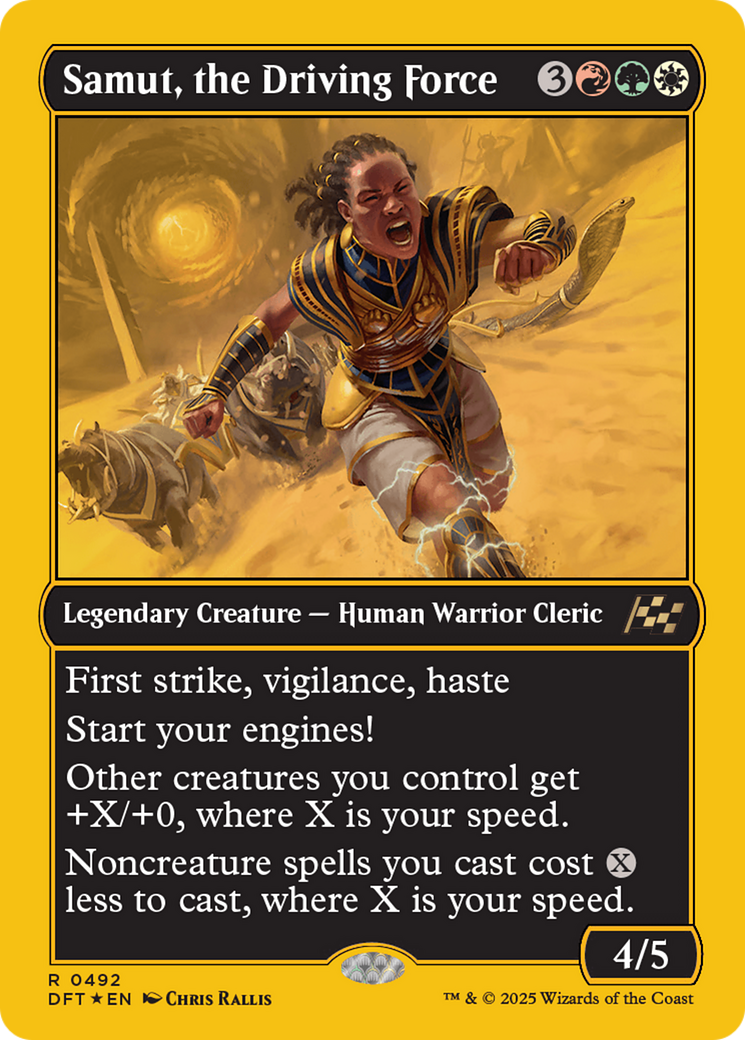 Magic: The Gathering - Samut, the Driving Force Foil - Aetherdrift