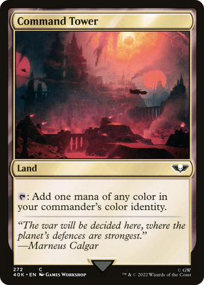 Magic: The Gathering - Command Tower - Warhammer 40000 Commander