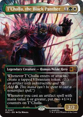 Magic: The Gathering - T'Challa, the Black Panther - Marvel Super Heroes Commander