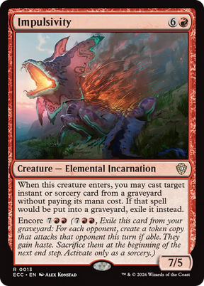 Magic: The Gathering - Impulsivity - Lorwyn Eclipsed Commander