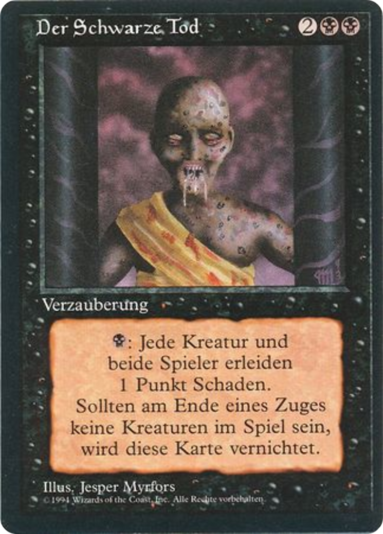 Magic: The Gathering - Der Schwarze Tod - Foreign Black Border