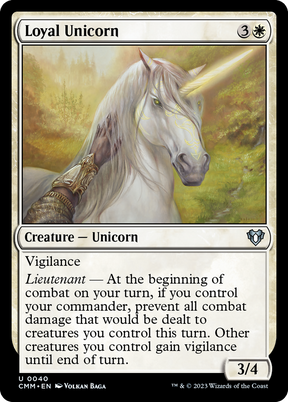 Magic: The Gathering - Loyal Unicorn - Commander Masters