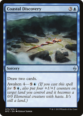 Magic: The Gathering - Coastal Discovery Foil - Battle for Zendikar