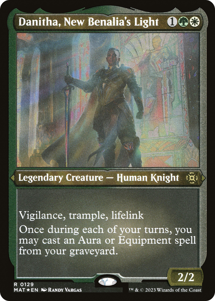 Magic: The Gathering - Danitha, New Benalia's Light Foil - March of the Machine: The Aftermath